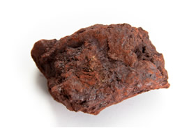 Hematita, um minério de ferro