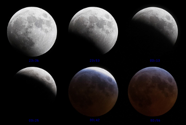 Eclipse Lunar total acontece durante a "Lua Azul - Fenômeno não se repetia há 150 anos.