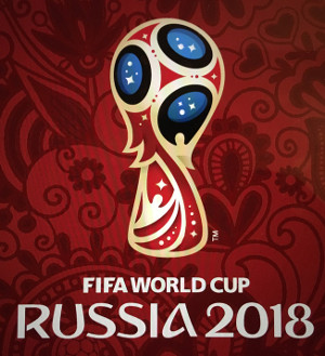 Emblema do Mundial traz as cores que representam a Rússia