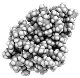 Estrutura molecular do poli-isopreno, o principal constituinte da borracha natural