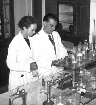 Irene Curie e seu marido, Frederic Joliot