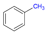 Ramificação metil ligada ao aromático benzeno